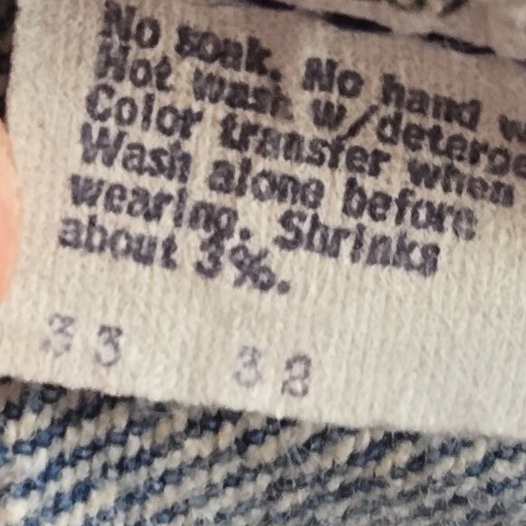 LEVIS Vintage 1981 Orange Tab 517 Jeans Size 33x32 20517-0217 - Picture 15 of 16